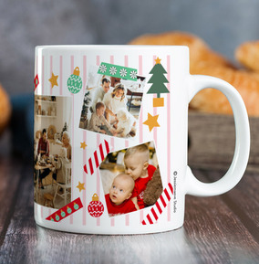 Christmas Collage 5 Photo Mug