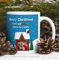 Our Ho Ho Home 2 Photo Christmas Mug