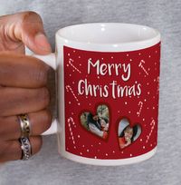 Candy Canes 2 Photo Christmas Mug