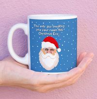The Only Guy Spoof Photo Christmas Mug