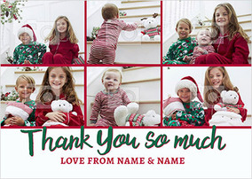 Thank You So Much Photo Postcard