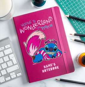 Disney Stitch in Costume - Cheshire Cat Personalised Notebook