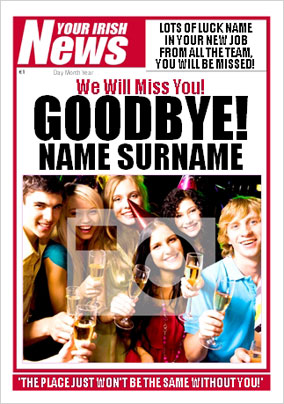 Irish News - Leaving