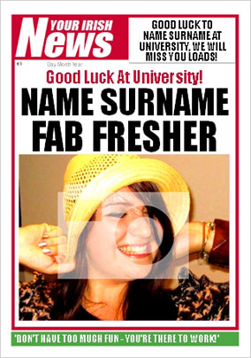 Irish News - Fab Fresher