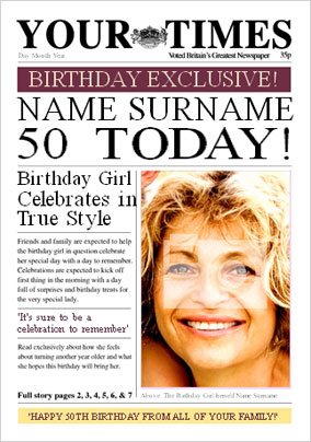 Your Times - Her 50th