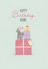 Tap to view Hip Hip Hippo Presents Birthday Card