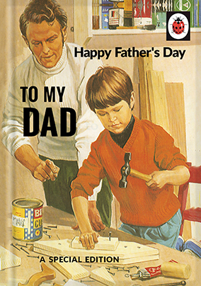 Father's Day Special Edition Ladybird Book Card