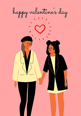 Cute Couple Valentine's Personalised Card