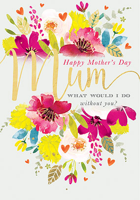 Spring Floral Mother's Day Card