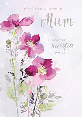 Loss of Your Mum Sympathy Card