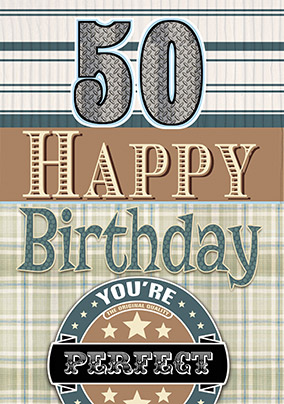 50 Happy Birthday Card