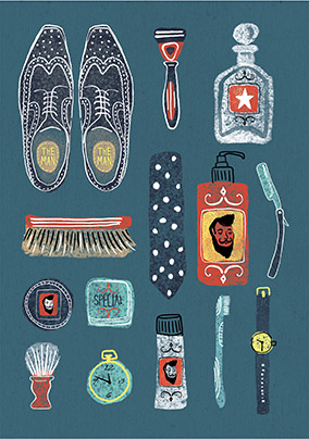 Grooming Kit Birthday Card