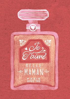 Je T'aime Birthday Card