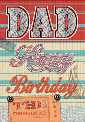 Dad Happy Birthday Card