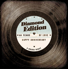 Diamond Record Edition Anniversary Card