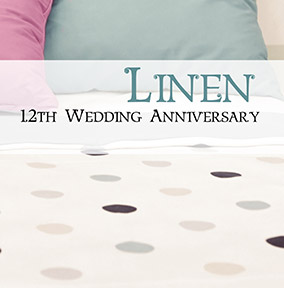 Wedding Anniversary Card - Linen