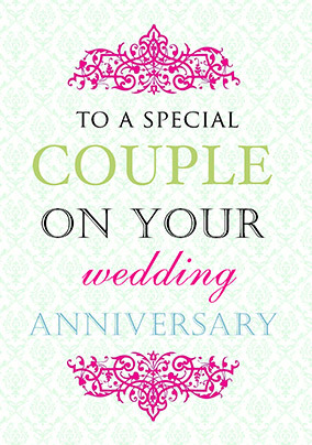 Couple Wedding Anniversary Card - Truly Madly Deeply Promo