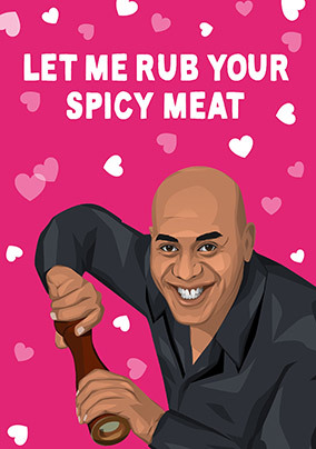 Your Spicy Meat Anniversary Card
