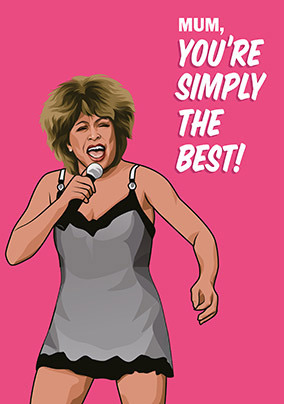 Simply the Best Mum Mother's Day Card