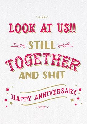 Still Together Anniversary Card