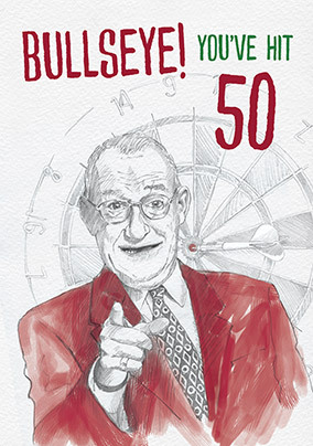 Bullseye! You've Hit 50 Card
