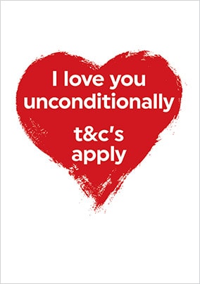Unconditional Love Card