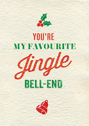 Jingle Bell-End Christmas Card