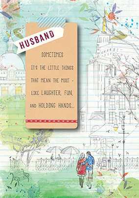 Park Life Husband Birthday Card