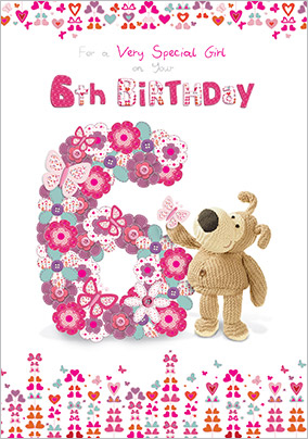 Very Special 6th Birthday Card