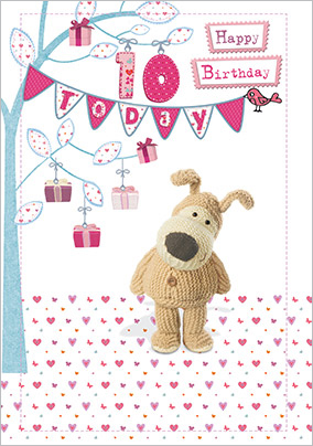 10 Today Dog Birthday Card