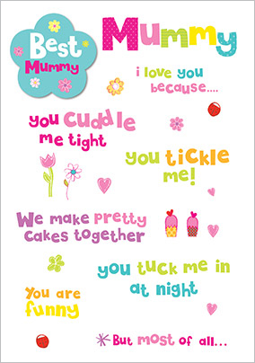 Best Mummy Birthday Card