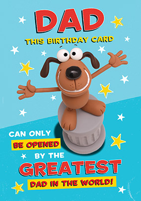 Greatest Dad in the World Birthday Card