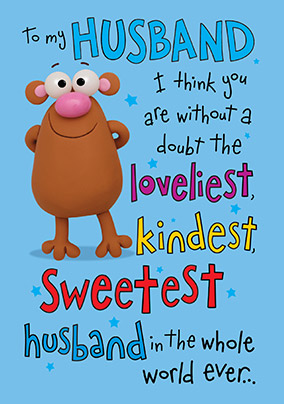 Sweetest Husband in the World Birthday Card