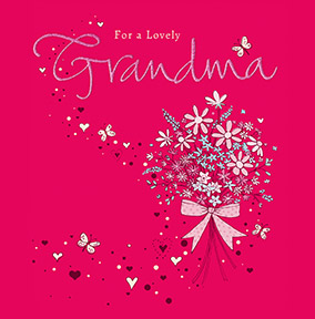 Dazzling Grandma Birthday Card