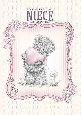 Me To You Tatty Teddy Niece Birthday Card