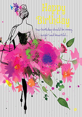 Eden Girls Happy Birthday Card