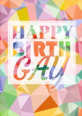 Happy Birth-Gay Card