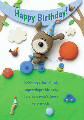Lots Of Woof Happy Birthday Card