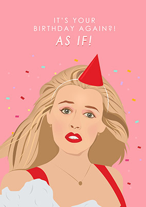 It's Your Birthday Again Birthday Card