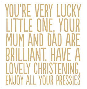 Have a Lovely Christening Card
