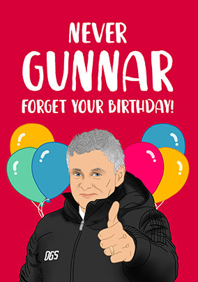Never Forget Your Birthday Card