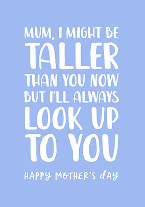 Taller Mother's Day Card