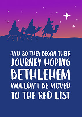Red List Christmas Card