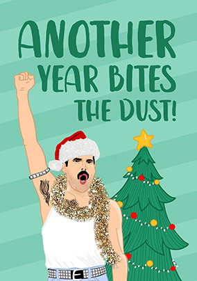 Bites the Dust CHRISTMAS Card