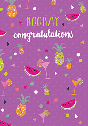 Hooray Congratulations Card