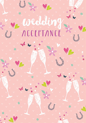 Wedding Acceptance Card