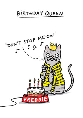 Don't Stop Me Birthday Card