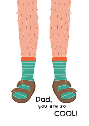 Dad You Are So Cool Father's Day Card
