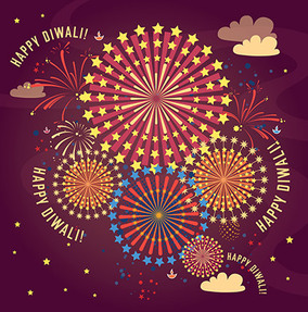 Happy Diwali card