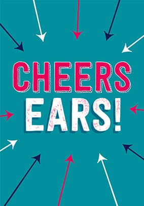 Cheers Ears Thank You Card